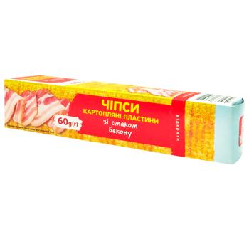 Subota Chips with Bacon Flavor 60g - buy, prices for - photo 3
