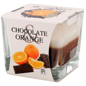 Свеча ароматическая Pako If Шоколад-апельсин 70х63мм - купить, цены на КОСМОС - фото 1