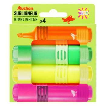 Auchan Highlighter 4pcs - buy, prices for Auchan - photo 4