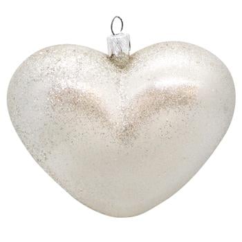 Gloss Champagne Volume Heart Decoration 100mm - buy, prices for - photo 4