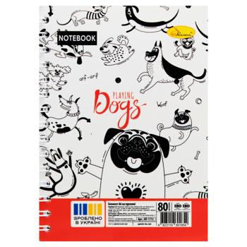 Блокнот Апельсин А6 на пружині 80 аркушів в асортименті - купити, ціни на ЕКО Маркет - фото 7