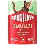 Carnilove Wet Food with Quail and Dandelion for Cats 85g