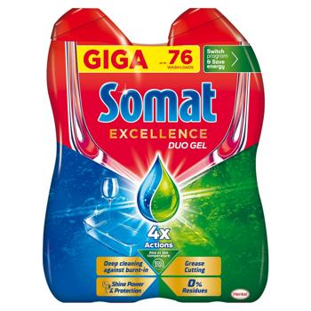 Somat Exellence Duo Gel for Dishwashers 684+684ml - buy, prices for Ideal - photo 2