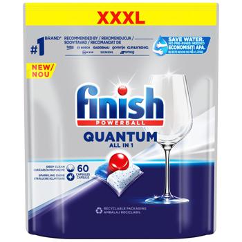 Finish Quantum All in 1 Dishwasher Tablets 60pcs - buy, prices for COSMOS - photo 1