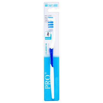 ZED Pro Classical Total Care Medium Hardness Toothbrush 15cm - buy, prices for EKO Market - photo 3