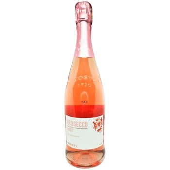 Tosti Prosecco Sparkling Pink Wine Brut 11% 0.75l - buy, prices for Supermarket "Kharkiv" - photo 1