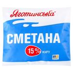 Yagotynska Sour Cream 15% 350g