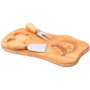 Доска сырная Ardesto Midori бамбук 28*14,2*2см Доска сырная Ardesto Midori бамбук 28*14,2*2см - купить, цены на - фото 3