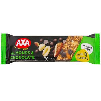 Axa Bar with Almonds, Chocolate, Cereals and Honey 30g - buy, prices for Za Raz - photo 1