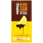 Шоколад чорний Diablo без цукру з апельсином 49% 75г