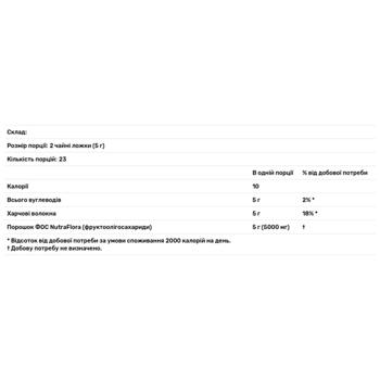 Фруктоолігосахариди Source Naturals NutraFlora 113г - купити, ціни на Біотус - фото 2
