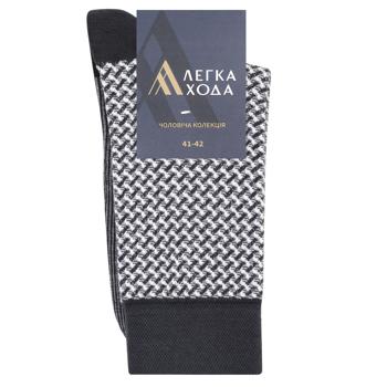 Lehka Khoda Men's Socks s.27 Dark Grey - buy, prices for Auchan - photo 1