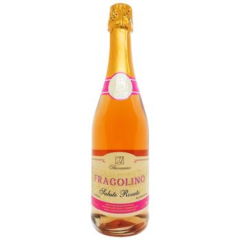 Natkhnennia Fragolino Salute Rosato Rose Semisweet Sparkling Drink 6-6.9% 0.75l - buy, prices for COSMOS - photo 1