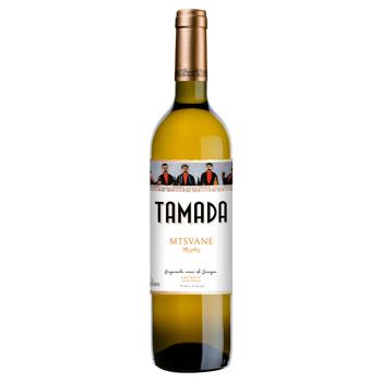 Tamada Mcvane White Dry Wine 13% 0.75l - buy, prices for AlcoHub - photo 1
