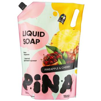 Мыло жидкое Pina Pineapple&Cherry 550мл - купить, цены на Таврия В - фото 1