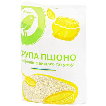 Крупа Auchan Пшено шлифованное высший сорта 1кг