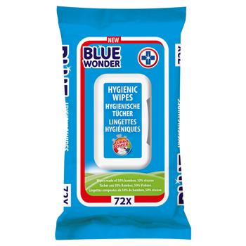 Салфетки влажные Blue Wonder для уборки 72шт - купить, цены на Таврия В - фото 1