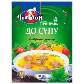 Приправа ЧЕМПІОН До супу / 30г - купити, ціни на Торба - фото 1