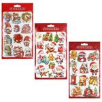 Наліпки новорічні 4 дизайна 14*25 см арт. 1035 5985 И868