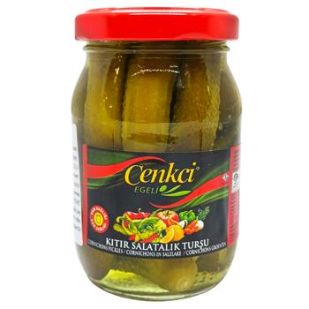 Корнішони Cenkci 185 г мариновані И657 (Туреччина) - купить, цены на КОСМОС - фото 1