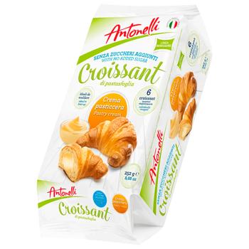 Antonelli Custard without Sugar Сroissants 252g - buy, prices for Supermarket "Kharkiv" - photo 1