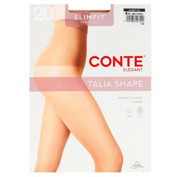 Колготы женские Conte Elegant Slimfit 20 Den р.4 Natural