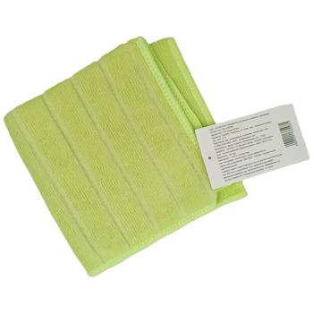 Werk Light Green Striped Kitchen Towel 30x30cm - buy, prices for Auchan - photo 1