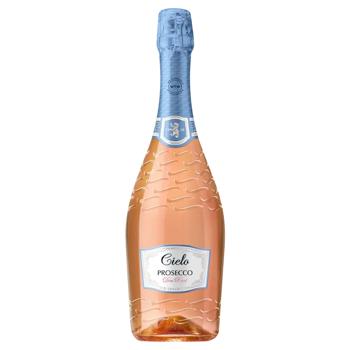 Cielo Prosecco Rose Extra Dry Sparkling Wine 11% 0.75l - buy, prices for MegaMarket - photo 1
