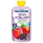 Hamanek Apple, Peach and Elderberry Puree 100g