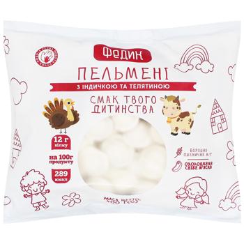 Пельмені Федик індичка, телятина 400г - купить, цены на Auchan - фото 1