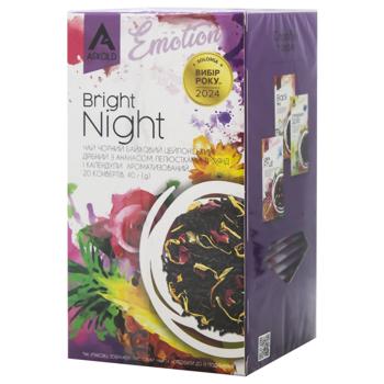 Чай Askold Emotion Bright Night чорний 20*2г - купити, ціни на ULTRAMARKET - фото 1