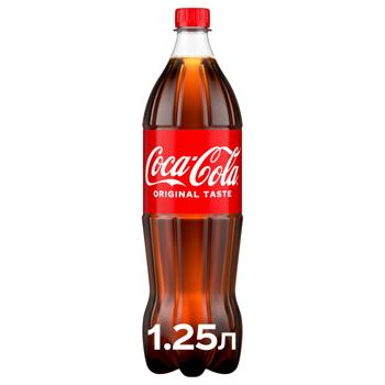 Напій газований Coca-Cola 1,25л - купити, ціни на Чудо Маркет - фото 1