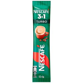 Напій кавовий NESCAFÉ® Turbo 3в1 12г - купити, ціни на КОСМОС - фото 1
