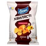 Чипсы Люкс рифленые со вкусом лисичек 125г