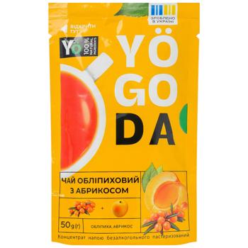 Чай ягідний YOGODA обліпиховий з абрикосом 12 шт. 50 г - купити, ціни на Епіцентр FOOD - фото 1