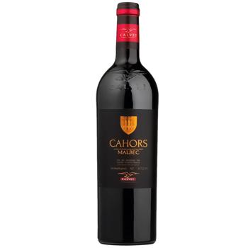 Вино Calvet Cahors Malbec AOC червоне сухе 12% 0,75л - купити, ціни на Auchan - фото 1