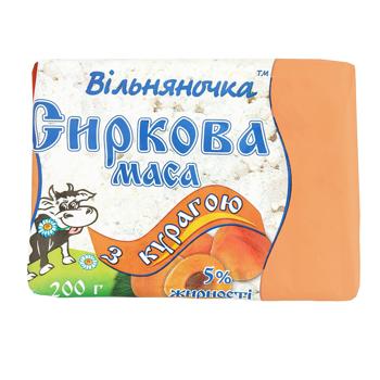 МАСА СИРНА З КУРАГОЮ 5% 200ГР