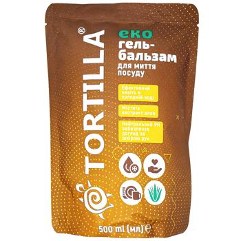 Средство для мытья посуды Tortilla Эко запаска 500мл - купить, цены на Auchan - фото 1