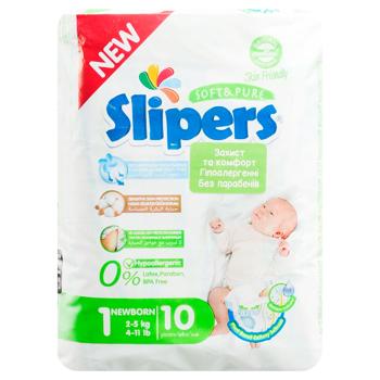 Подгузники Slipers S-201 1 New Born 2-5кг 10шт - купить, цены на - фото 2