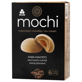 Морозиво Рудь Mochi пломбір кава мак'ято 6шт 40г - купити, ціни на - фото 2