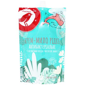 Auchan Antibacterial Liquid Cream Soap 600ml - buy, prices for Auchan - photo 1