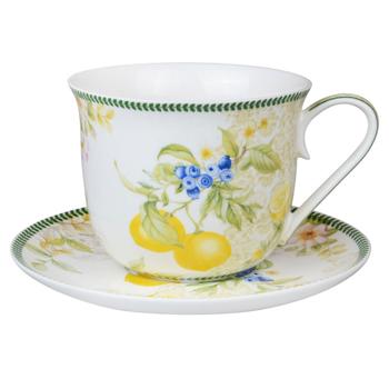Чайный набор Лимон 2 прибора 220мл
