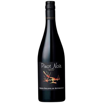 Вино Baron Philippe de Rothschild Pinot Noir червоне сухе 12.5% 0,75л - купити, ціни на Cупермаркет "Харків" - фото 1