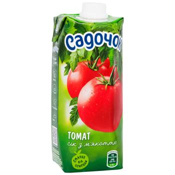 Сок Садочок томатный с солью 0,5л - купить, цены на Чудо Маркет - фото 5