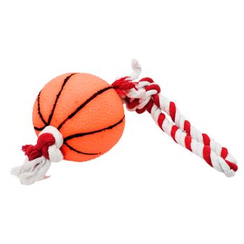 Basketball with Rope Toy for Dogs 30cm - buy, prices for - photo 1