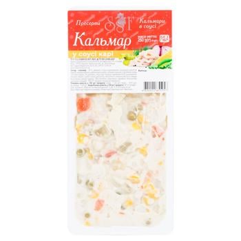 Кальмари Silver Food у соусі карі 250г