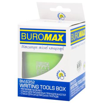 Стакан Buromax Rubber Touch для канцтоварів - купити, ціни на МегаМаркет - фото 1