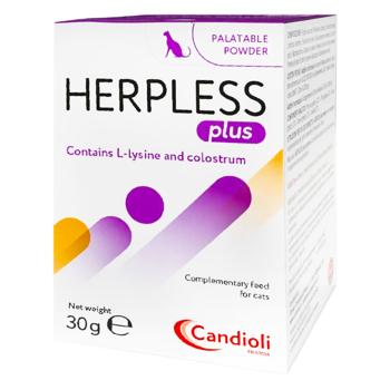 Порошок для котів Candioli Herpless Plus 30 г - купити, ціни на MasterZoo - фото 1