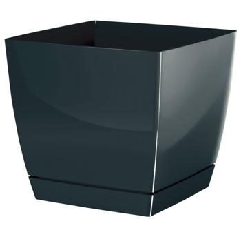 Prosperplast Coubi Flower Pot 10cm Graphite - buy, prices for COSMOS - photo 1