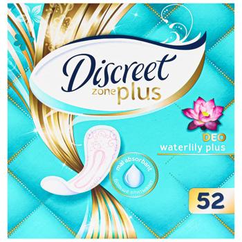 Discreet Plus Deo Waterlily Plus Daily Pads 52pcs - buy, prices for METRO - photo 1